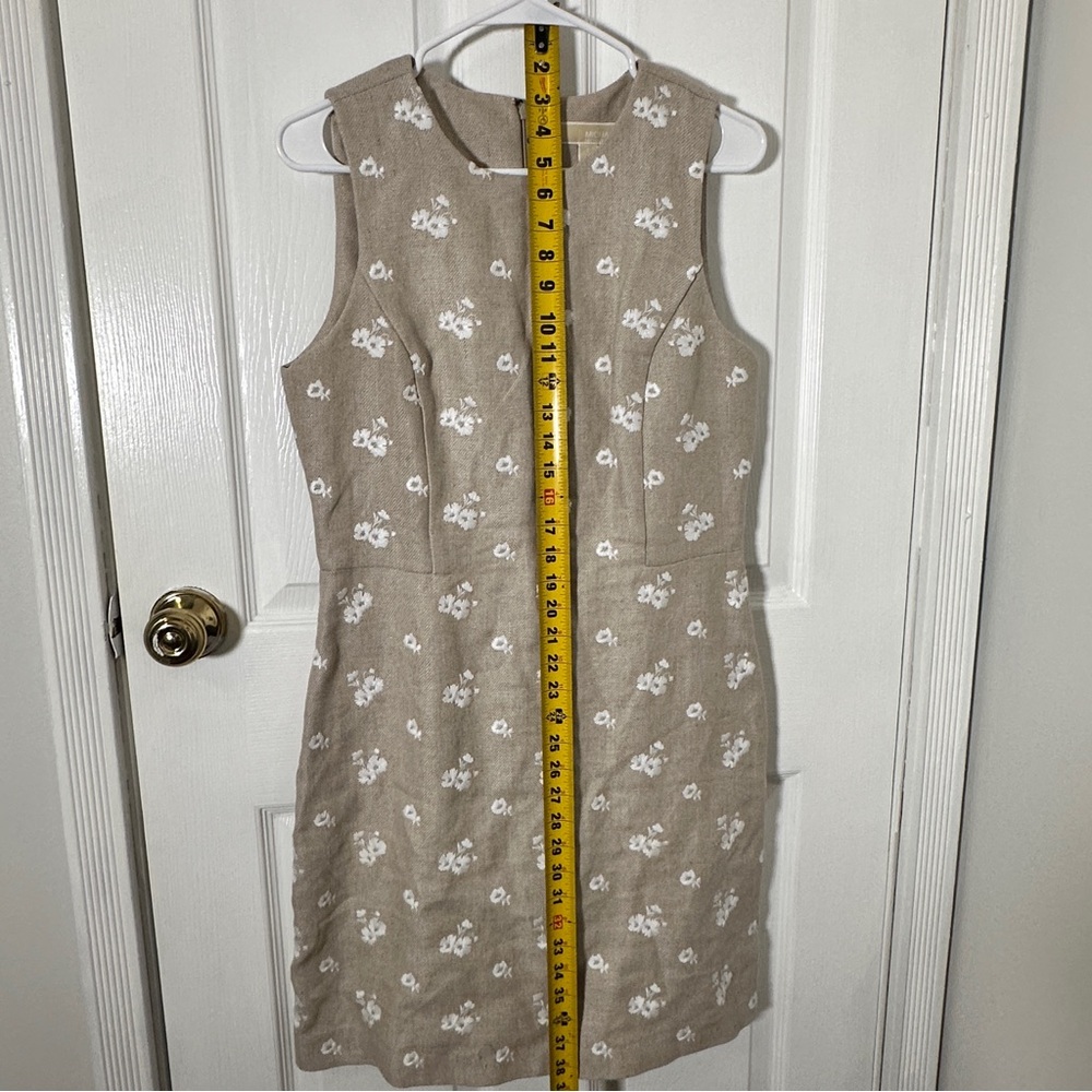 Michael Kors Floral Print Linen Dress - Picture 9 of 13